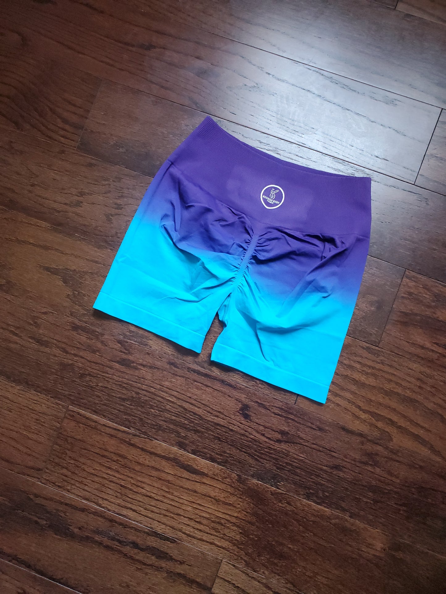 Blue Ombré Shorts