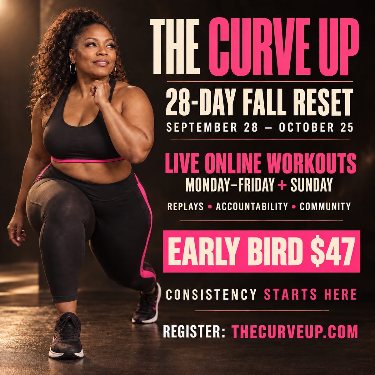 The Curve Up 28-Day Fall Reset with Booty Bands