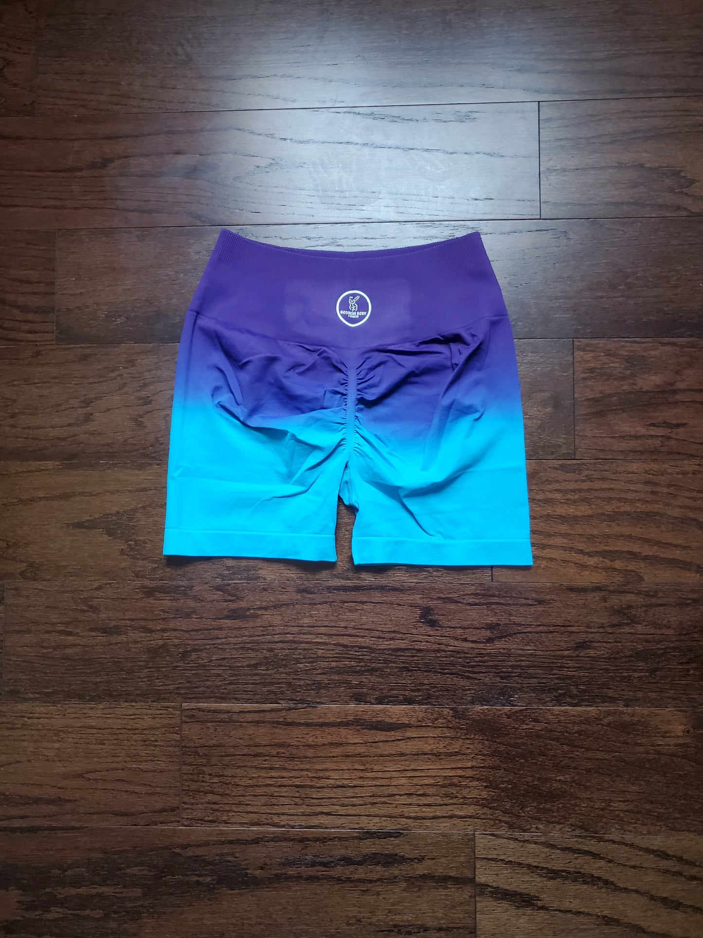 Blue Ombré Shorts
