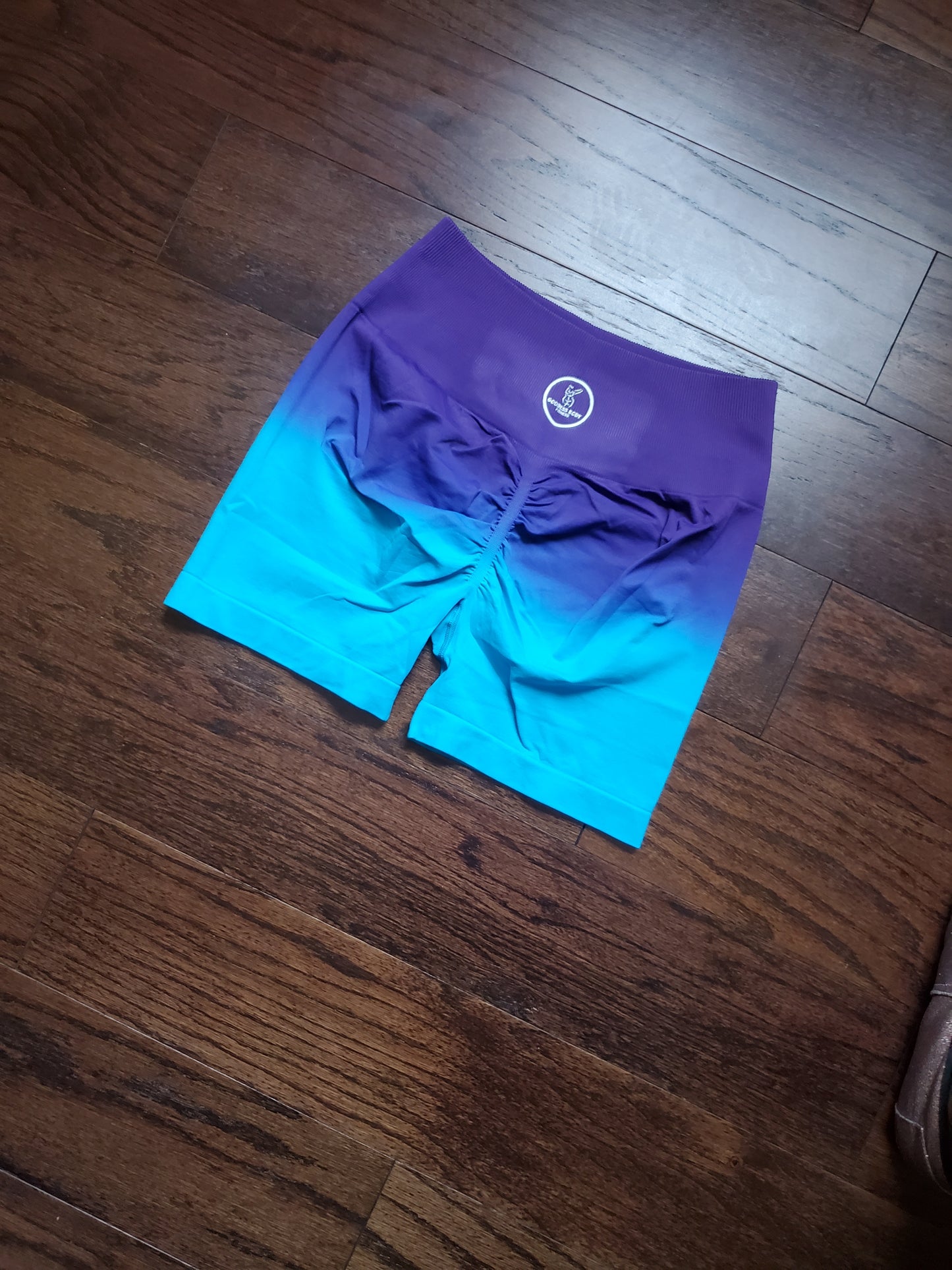 Blue Ombré Shorts