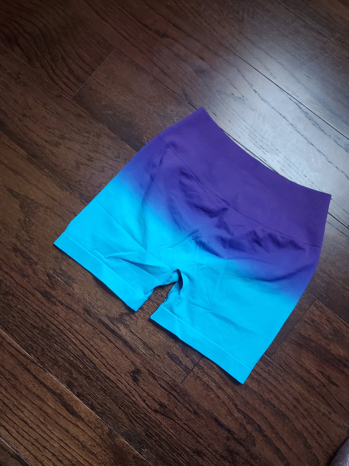 Blue Ombré Shorts